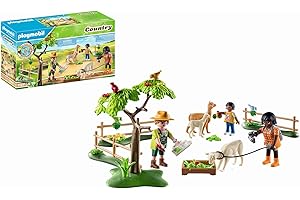 Playmobil 71251 Country Alpaca Hike, Animals for the Organic Farm, Sustainable Toys for Children ages 4+