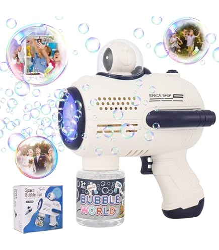 Pistola Bolle Sapone Mini Per Bambini - 5000 Bolle/minuto, Colori Gelatinosi - Foto 5