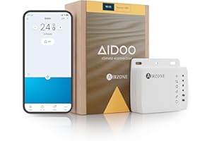 AIRZONE - Aidoo Control WiFi para Aire Acondicionado - Compatible con DAIKIN Sky Air/VRV AZAI6WSCDA1 - Control Remoto de Aire Acondicionado y Programación vía App - Compatible con Google Home y Alexa