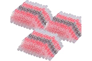 TONAUP 150PCS Connecteur de Fil de Joint de Soudure 22-18 AWG Cosse Thermorétractables Souder Connecteur Bout à Bout Connecteur à Souder Étanche Rouge pour Moto Marine Automobile