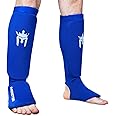 Meister MMA - Padded Shin Guards and Instep in Stretch Fabric