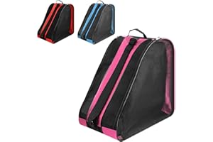 GFUEIGJ Eislaufschuhe Tasche Kinder, Schlittschuhtasche mit Verstellbarem Trageriemen, Rollschuh Tasche Inliner Tasches Schlittschuhtasche Rucksack Skischuhtasche Kinder Eislauftasche für Herren Damen