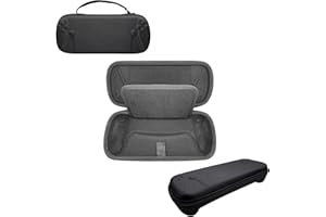 JOYSOG do Playstation Portal Case, twardy futerał do przenoszenia na Playstation Portal, torba do przechowywania konsoli ręcznej i ręczny ochraniacz ekranu, Czarny, Only Handbag, Dla PlayStation