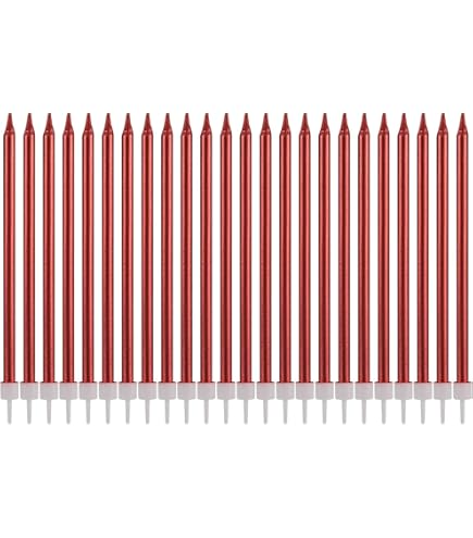 Bougie Pailletée Multicolore Avec Supports Pour Gâteau D'anniversaire