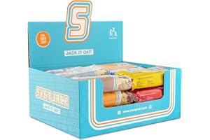 Sven Jack (Energy Cake) 24er Schokofan Mix Box - Original Fitness Riegel mit verschiedenen Sorten zum Probieren - der Oatmeal Sattmacher - 24x 125g (3kg)