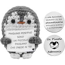 36 Mini Anatre In PVC Con Messaggi Positivi – Decorazione Motivazionale