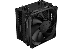 upHere 5 Heatpipes 120mm PWM Ventilateur de Processeur Cooler CPU Gaming Fan Refroidisseur，Prise universelle Intel LGA 1700/AMD Ryzen AM5，S5BK.