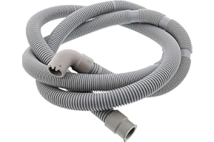 Ablaufschlauch (25,4 cm lang, 2,8 cm Außendurchmesser) für Waschmaschine Electrolux, Zanussi, AEG, Faure