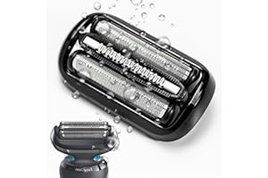 JIANCENGYU 53B Grille Rasoir Compatible avec Braun Serie 5 Serie 6, Tete de Rasoir Compatible avec Braun 5018s 5020s 6020s 6040cs