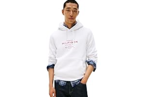 Tommy Hilfiger Oval Graphic Hoodie Mw0mw40864 Sweat à Capuche Homme (Lot de 1)
