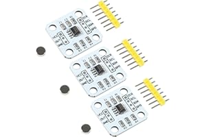 AITRIP 5Pc AS5600 Encoder Magnetisches Induktionswinkelmesssensormodul 12bit Hochpräzise mit Magnet (3PCS)