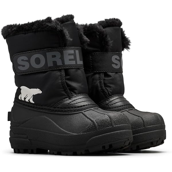 Sealsnow - Botte de neige fuchsia et noir pour fille