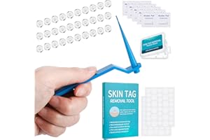 XINSTROE 116 Stck Skin Tag Removal Patch Kit, Stielwarzen Entfernen schnell Entfernen Schnell Kit fr Gesicht, Hals und Krper