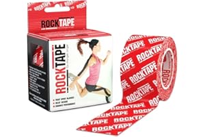 Rocktape Unisex Uncut Std Kinesiologie Tape Elastisches Therapeutisches Sportband für Schulter, Knöchel, Ellenbogen, Handgelenk, Schienbeinschienen und Knie Unterstützung