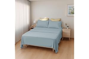 Etrexonline Juego de Sábanas 3 Piezas para Cama de 135 cm - Microfibra Suave y Transpirable, Incluye 1 Bajera Ajustable, 1 Encimera y 1 Funda de Almohada - Color Liso Gris