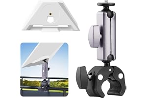 daboot för Starlink Mini Mount – Justerbara klämtillbehör som passar Starlink Mini Dish, passar på stolpar från 2,2 – 5 cm, perfekt för husvagnsstege, takräcke, lastbilar, båtar, husbilar och