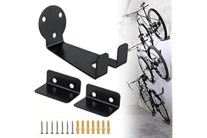 XYUAYAMZ Cavalletto Bici, Porta Bici Da Muro, Portabici Da Muro, Appendi Bici Da Muro Adatto Per E-Bike, Mountain Bike E City Bike, Supporto Bici Da Muro, Ottima Capacità Di Carico, Nero