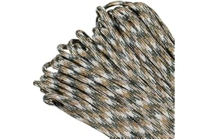 Paracord Planet Véritable paracorde de Type III de 550 LB – Cordon en Nylon de Couleurs Unies, Multicolores et réfléchissantes