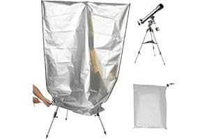 awliye Teleskop Abdeckung Wasserdicht 160x120cm Teleskop Schutzhülle mit Aufbewahrungstasche, 420D Oxford Astronomisches Teleskop Staubschutz Verstellbarem Kordelzug, Winddicht, Sonnenschutz
