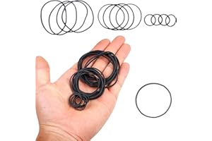 XINGRUN Noir Bande élastique en caoutchouc pour la maison, le travail, le bureau, réutilisable et durable- 400 pcs, Diamètre 28/38 / 50mm