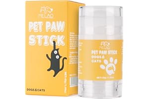 VRAIKO MELAO Lick-safe Odżywka do psiej łapy dla psów kotów, 40 ml naturalny wacik do masła łapy z olejem kokosowym i masłem shea, nawilżająca suche, popękane łapy, podkładki