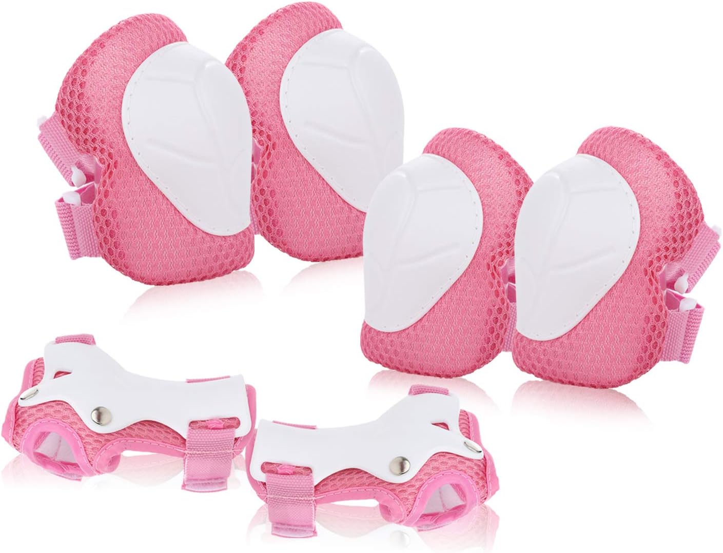 JIM'S STORE Protecciones Patinaje Infantil Consta de Rodilleras Coderas Muñequeras,es Adecuado para Bicicleta Patinaje Ciclismo Monopatín y Deportes Extremos