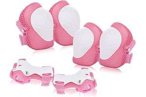 JIM'S STORE Protecciones Patinaje Infantil Consta de Rodilleras Coderas Muñequeras,es Adecuado para Bicicleta Patinaje Ciclismo Monopatín y Deportes Extremos