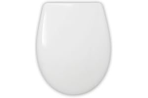 ESTOLI TAPA WC COMPATIBLE CON VICTORIA ROCA | FÁCIL INSTALACIÓN Y LIMPIEZA | BISAGRA ACERO INOX | MATERIALES DE CALIDAD | ASIENTO INODORO RESISTENTE AL RAYADO Y QUÍMICOS | BLANCO | 43 x 36 x 4,5 cm