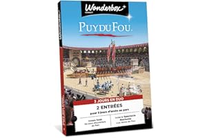 TICK&BOX Ticketbox - PUY du Fou - 3 Jours en Duo - Coffret Cadeau - Idée Cadeau Divertissement