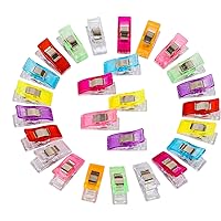 SidiOutil Nähen Clips, 50 STK. Premium Colorful Klammer Nähen Zubehöre Nähzubehör Stoffklammern, Nähen Binden, Mehrzweck…