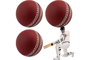 Kirdume Tennis Cricket | Cricket d'entraînement,Balles d'entraînement Souples pour l'intérieur et l'extérieur Sports Wind pour la Pratique, balles d'entraînement Portables