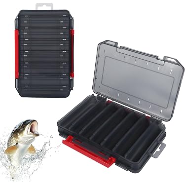 Pro Tackle Lure Box Shallow Köderbox Kunstköderbox Angelbox Grau