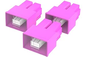 AUPROTEC Fusible bloc femelle PAL AS, OTO AS Japon 20-60 A, choix: 30A ampères, rose, 3 pièces