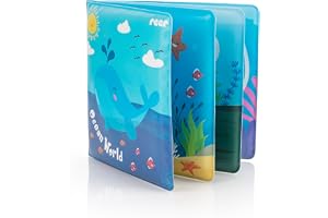 reer MyHappyBath Book – magisk badbok, med färgförändring och gnissfunktion, färgglad