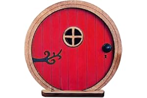 PW TOOLS fée, Porte Lutin d'édition en Bois, fée, fée Jardin, Porte Miniature, Accessoire pour Le Jardin, décoration Jardin féerique 3D, Porte, Arbres, Cour