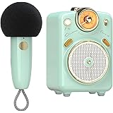 Divoom Fairy-OK Microfono Karaoke Portatile per Adulti/Bambini, Altoparlante Bluetooth con Microfono Palmare KTV, Dispositivo