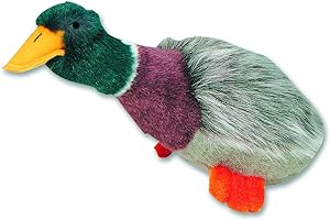 MULTIPET Divertido Peluche para Perro Ánade Real Ave Migratoria Juguete 38.1 cm