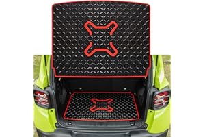 Bonbo Trunk Cargo Liner Mat Fits for Jeep Renegade 2015-2022 2023, Custom Fit Trunk Mat Car Rear Boot Liner, All Weather Guard Eco-Friendly Rubber, Odorless