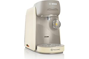 ‎BOSCH Bosch Tassimo finesse Kapselmaschine TAS167P, 70 Getränke, intensiverer Kaffee auf Kopfdruck, Abschaltautomatik, perfekt dosiert, platzsparend, 1400 W, crema
