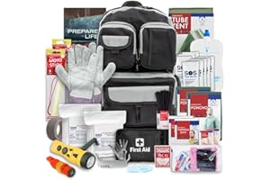 Emergency Zone 840-2 Urban Survival Bug out Bag Emergency Disaster Kit, 2 Personas, Black by Emergency Zone