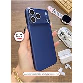 MTL S&uuml;per İnce Mat Ultra Thin Silikon Kılıf Lacivert iPhone 17 Pro Max ile uyumlu
