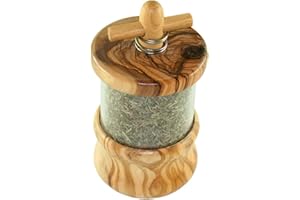 D.O.M. DIE OLIVENHOLZ MANUFAKTUR D.O.M.® Kräutermühle aus Olivenholz