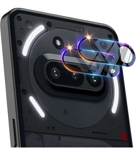 Protector De Lente De Cámara Para Nothing Phone 3a - 2 Pack - Vidrio Templado 9H Antiaarañazos