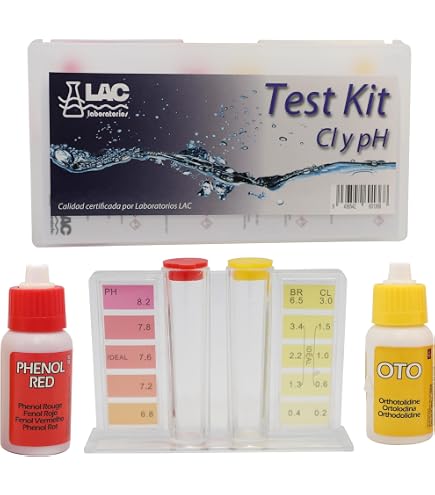 Kit Test PH Et Chlore Oto/Phenol - Précis Et Facile Pour Piscine & Spa