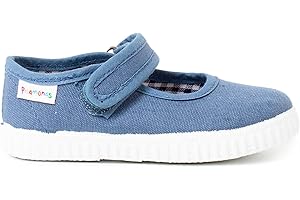 PISAMONAS Scarpe Bambina Chiusura a Strappo Suola Tipo Sneakers