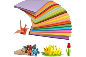 100 Sheets Coloured Paper A4 - Cezmkio 70gsm Coloured A4 Paper Assorted in 20 Colour Handmade Copy Paper Pastel Paper for DIY Arts & Colorful Projects Origami Paper (100)