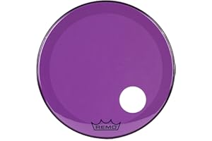 Remo Schlagzeugfell Colortone Powerstroke 3 clear ported 26" P3-1326-CT-PUOH purple