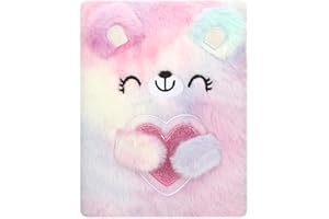 EXERZ Pastel Bear Notebook A5 - Journal Diary Notepad Office/School/Gifting Fashionable, Convenient To Carry -160 Pages.