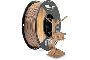 Creality CR PLA Filament en Bois 1.75mm, 1KG Bobine Filament PLA, Texture du Bois Matte Naturelle, Matérial Vert, Précision Dimensionnelle +/-0.03 mm, Compatible avec Imprimante 3D (Bois)