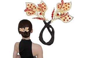 TRAZIEWELL Haarknoten Rot Duttmacher Haarknoten - Dutt Maker Magic Haar Styling Donut Brötchen Lockenwickler für Weddings 0511